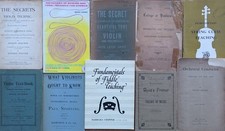 10 Brochures on violin
