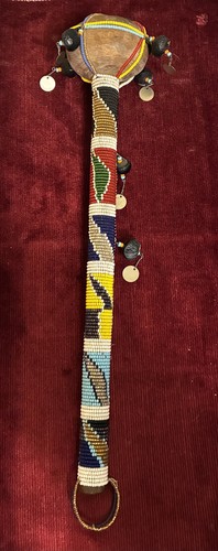 African tribal knobkerrie wood - african,