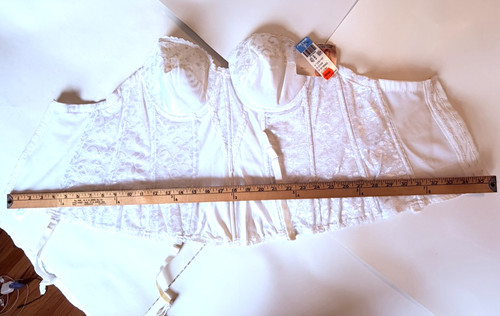 Vintage carnival white corset - white,