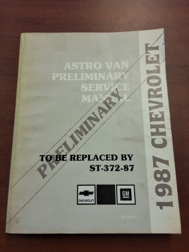 1987 chevrolet astro - chevrolet,