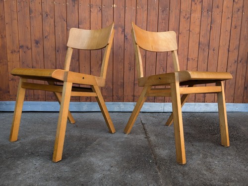 Retro stacking chair - retro,
