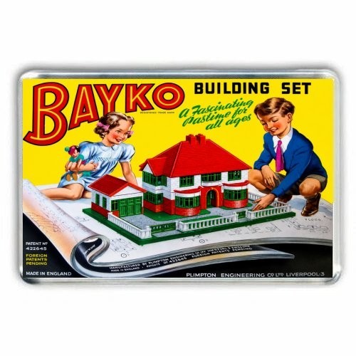 Bayko building set advert - building,