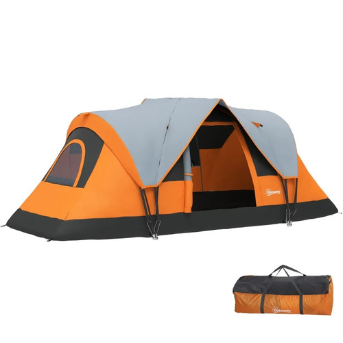 Camping tent with bag - with, man
