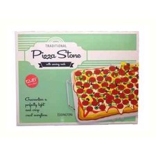 Eddingtons Traditional Rectangular Pizza Stone 1 x 38cm x 30.5cm, Cordierite