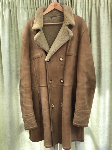 Sheepskin coat vintage mens - coat,