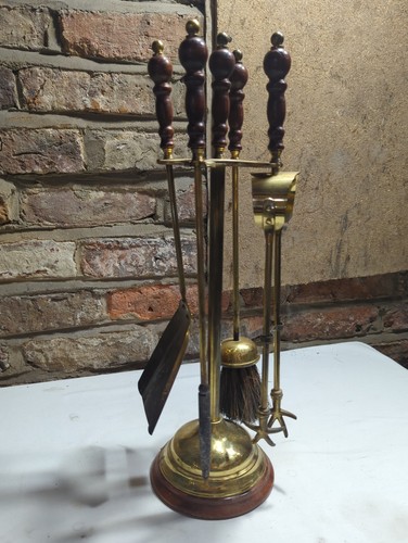 Large heavy brass wood - brass,