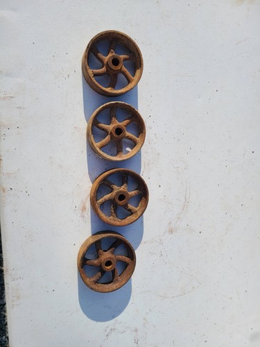 Cast iron wheels cart - cast,