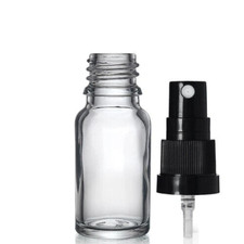 Clear Glass Spray Bottle Atomiser Spray Mist Refillable Perfume Bottle 10ml