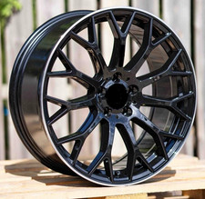 Black ML x4 19" Mercedes C63 8130 Style Alloys Mercedes CLA C E Class