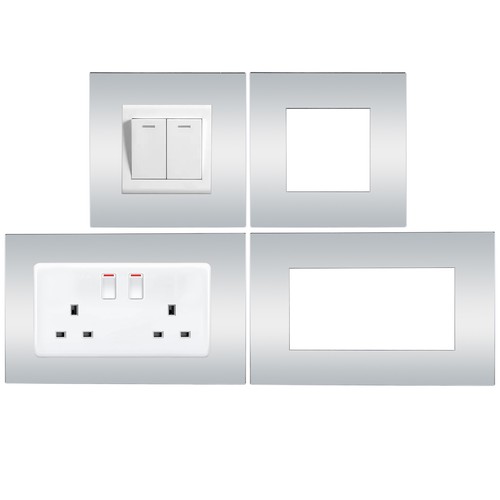Single double light switch - single,