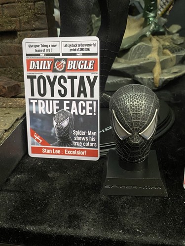 Black suit spider man toystay - black,