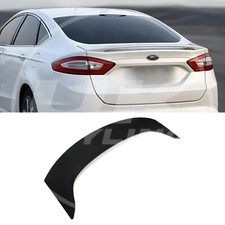 REAR SPOILER GLOSS BLACK WING BOOT TRUNK LIP ABS FOR FORD MONDEO MK5 2014-2022