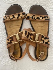 RIVER ISLAND TAN LEATHER AND