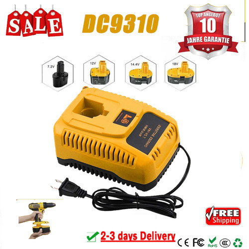 18v dc9310 fast charger - 7.2v-18v,