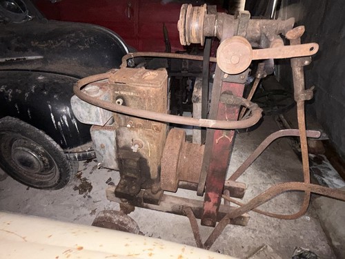 Lister stationery engine - lister,