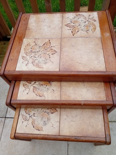 Vintage danish teak tiled - vintage,