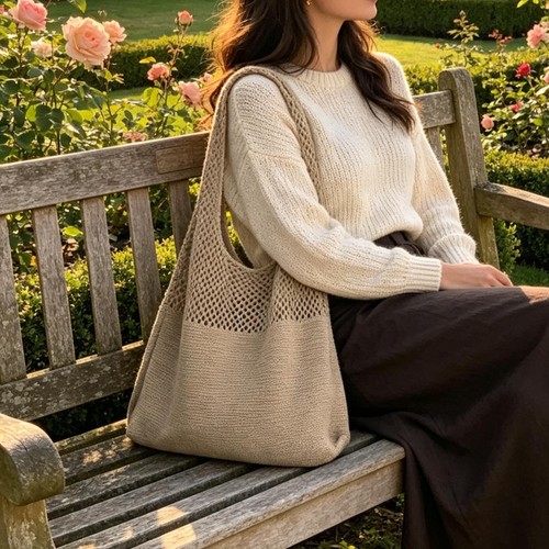 Crochet handbag women knitted - crochet,