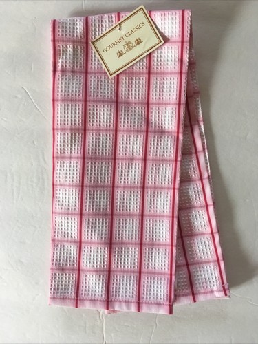 Pink kitchen towels set 2 - of,