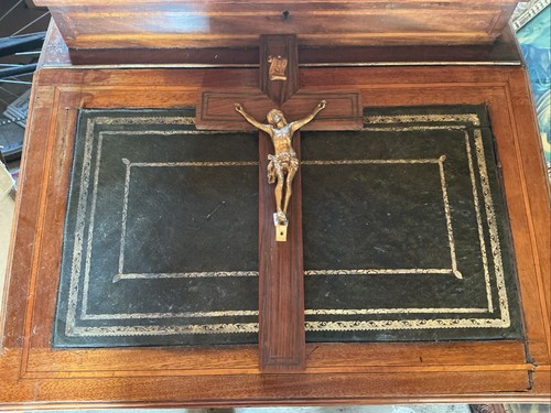 Inch antique crucifix - antique,