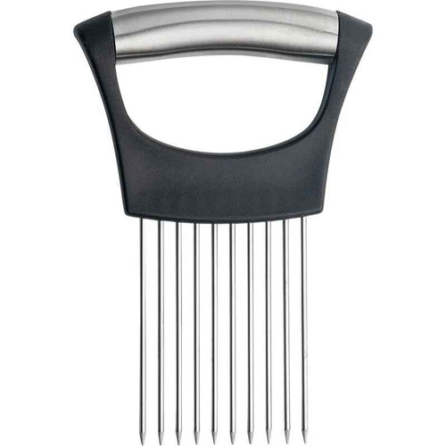 Stainless steel onion cutter - stainless,