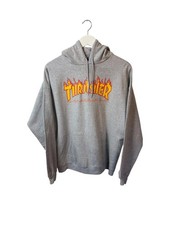 Thrasher Mens Grey Orange