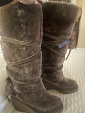 Charles Jourdan Sheared Beaver Fur Boots 7B. Orig $995