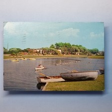 Rustington Postcard 1969 Sussex Mewsbrook Park Boating Lake Pedalo