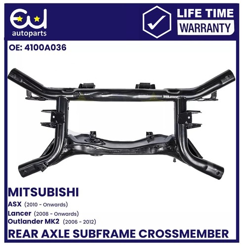 Rear axle subframe crossmember - rear,