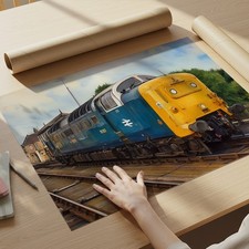 Class 55 Deltic BR Blue Diesel