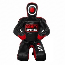 Comfy MMA Leather Grappling Dummy Brazilian Jiu Jitsu Punching Training Judo 70"
