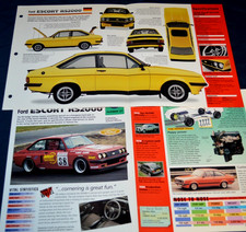 1979 Ford Escort RS2000 Specs
