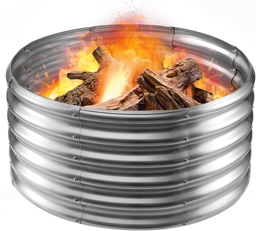 Camp fire ring pit large - camp, round