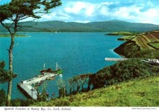 Bantry Bay Spanish Trawlers Cork 1967 John Hinde boats Ireland Compton Av Sussex