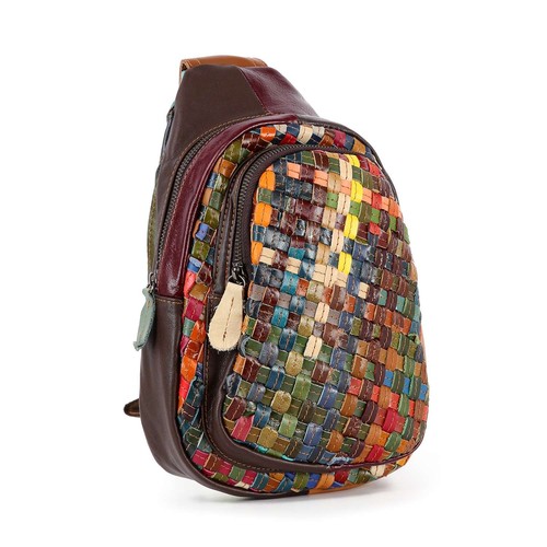 Genuine leather woven - genuine,