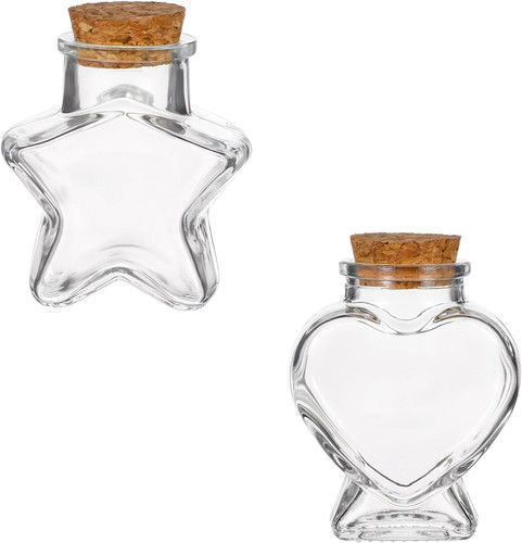 Mini glass bottles with - mini, cork