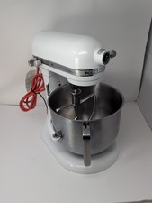KitchAid KSM8990WH Commercial 8Qt Stand Mixer W/ Bowl & Mixing Accessory Tested
