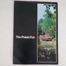 Polski Fiat 125P Saloon Original Sales Leaflet c.1977