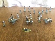 Del Prado Relive Waterloo…3 Canons & Crew PLUS Assorted Infantry - 28mm VGC (E)