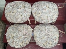 vintage LYN-PLAN tapestry ercol chair cushions x 4