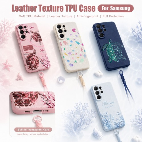 Soft tpu leather texture case - soft,