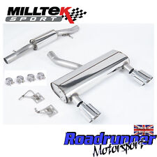 Milltek Audi TT MK1 3.2 V6 Exhaust Cat Back System Resonated Polish SSXAU1036