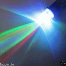 2 x T10 5W 501 SUPER BRIGHT CHAMELEON DISCO KRYPTON LED CANBUS WEDGE BULBS LOOK*