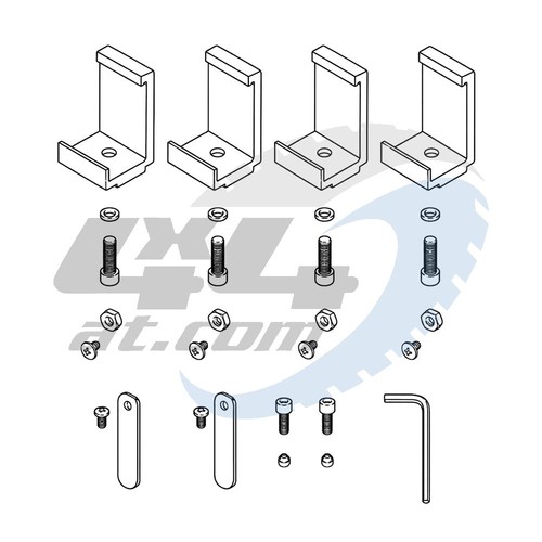 Roll lock hardware - roll-n-lock, kit