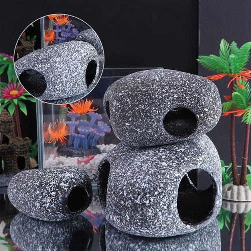 Cichlid stone cave - cichlid, aquarium