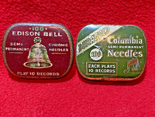 TWO  Gramophone Needle Tins