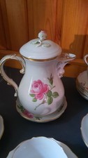 Meissen Pink Rose Coffee Pot
