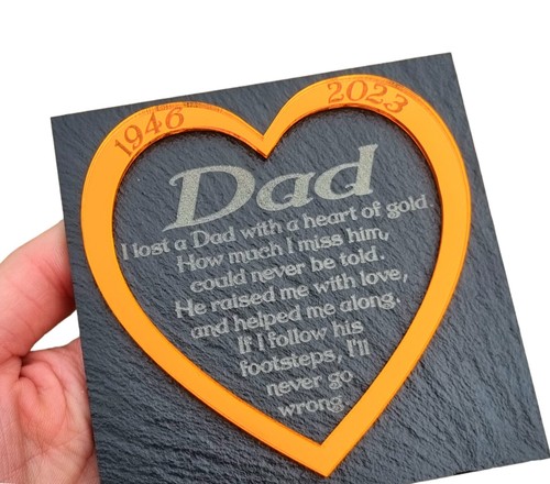 Personalised dad memorial - personalised,