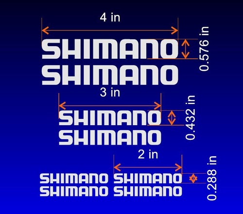 Custom shimano decal set - shimano,