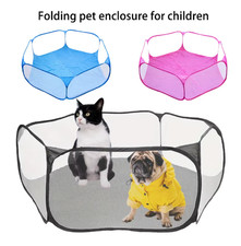 Folding Pet Cat Playpen Rabbit