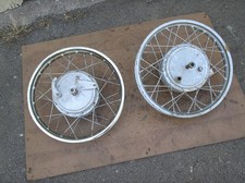 Villiers Ambassador DMW Panther Norman ? 17" front rear wheels 7" brake Qualcast